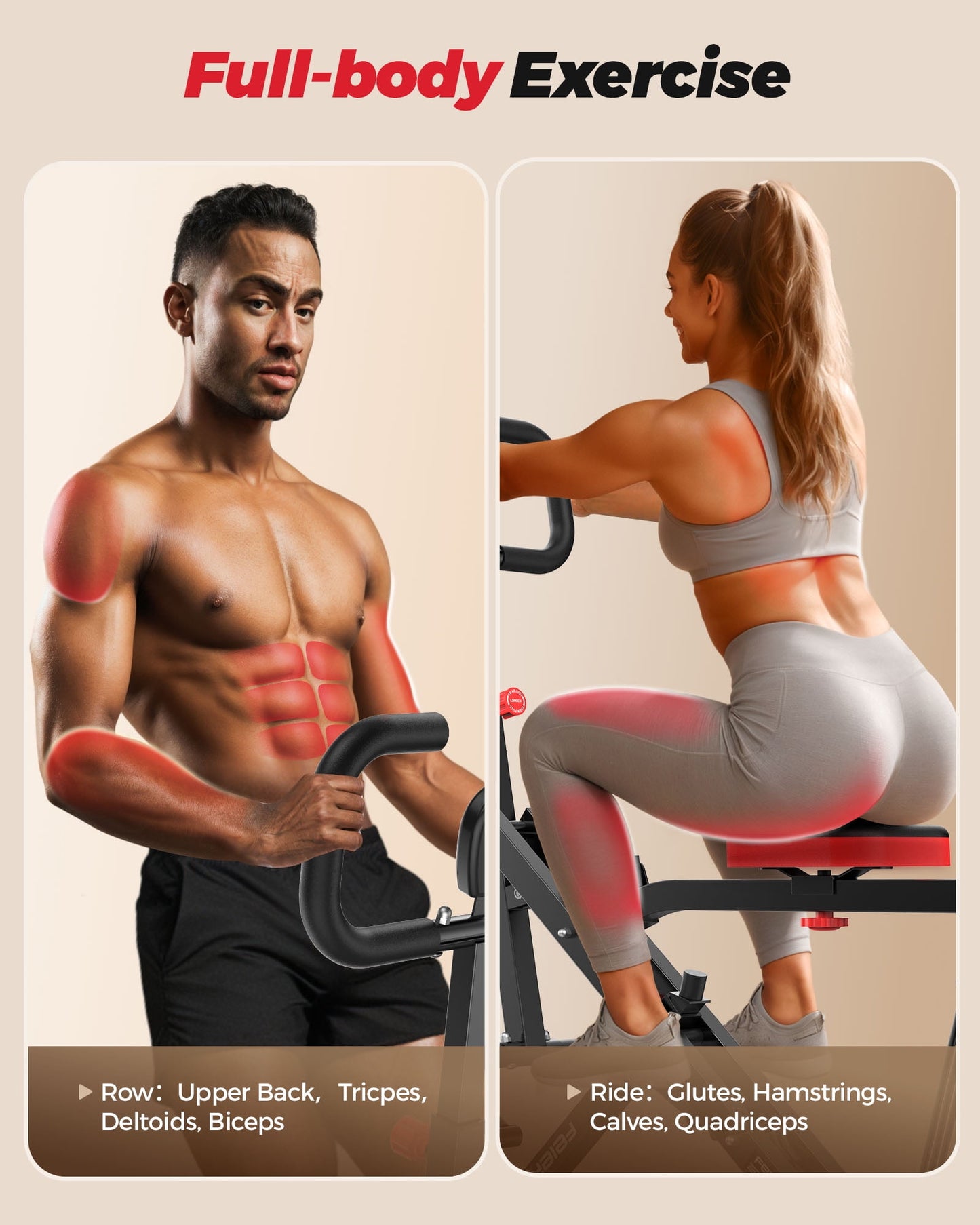 Squat Assist Trainer, 330lbs Foldable with Adjustable 4 Resistance Bands