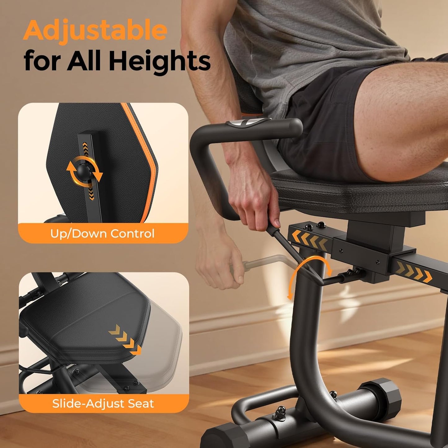 YOSUDA PRO Recumbent Exercise Bike for Home, Recumbent Stationary Bike for Seniors with 16 Level Resistance, Smart Workout APP, Magnetic Recumbent Bike for Adults