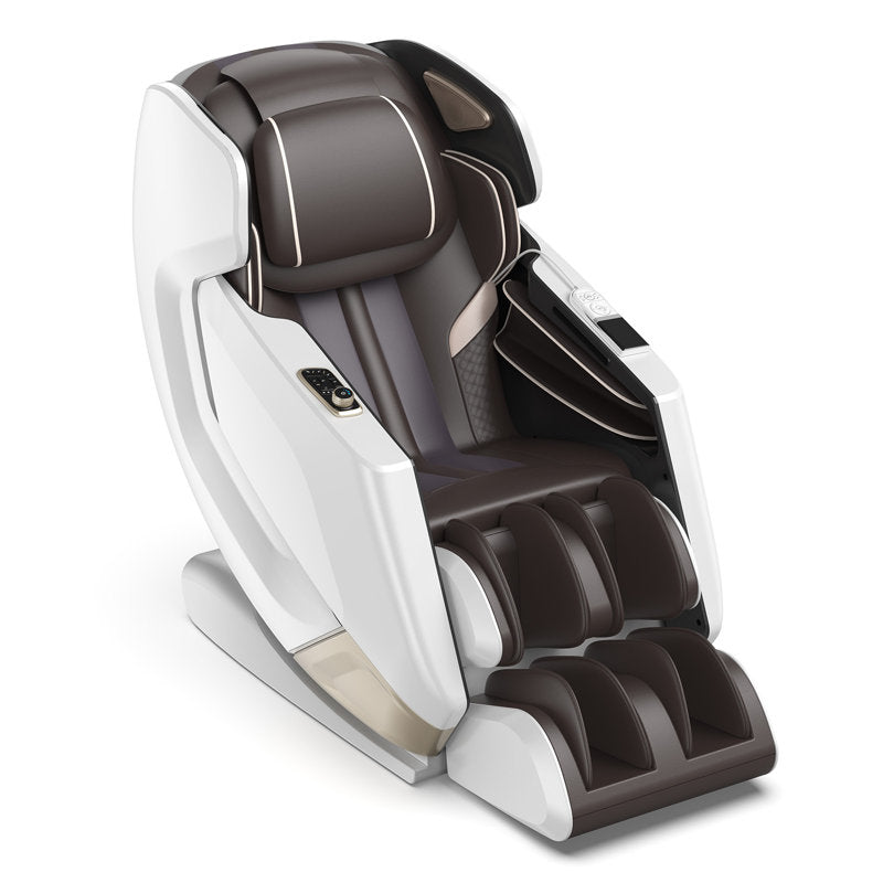 Full Body 4D Massage Chair With Automatic Extended Footrest, SL-Track Zero Gravity Recliner, Full Air Bags, Heat Therapy, Yoga Stretch