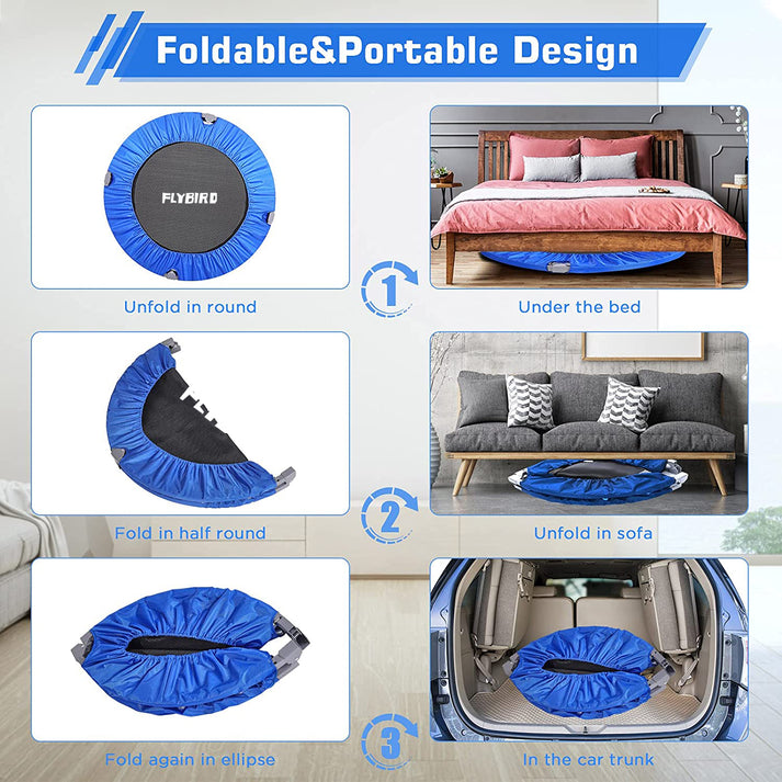 Flybird Foldable Indoor Trampoline -40Inch