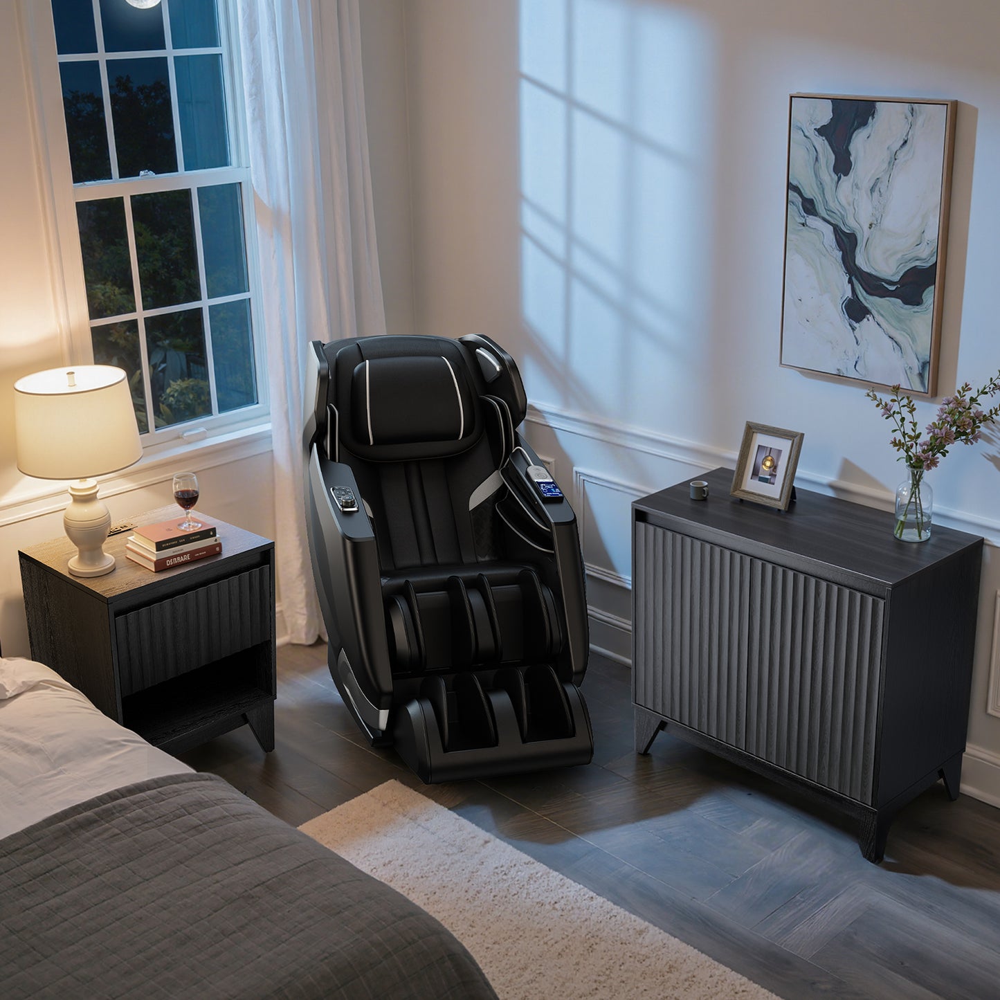 32" Tall 2 - Door Accent Cabinet With Adjustable Shelf