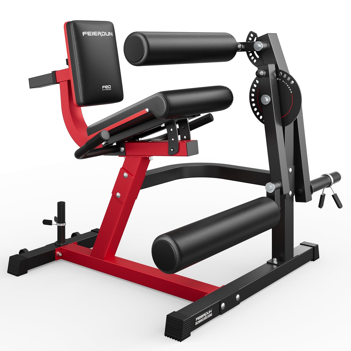 Leg Extension and Curl Machine, Lower Body Special Leg Machine, Adjustable Leg Exercise with Plate Loaded, Leg Rotary Extension for Thigh, Home Gym Weight Machine (Copy)