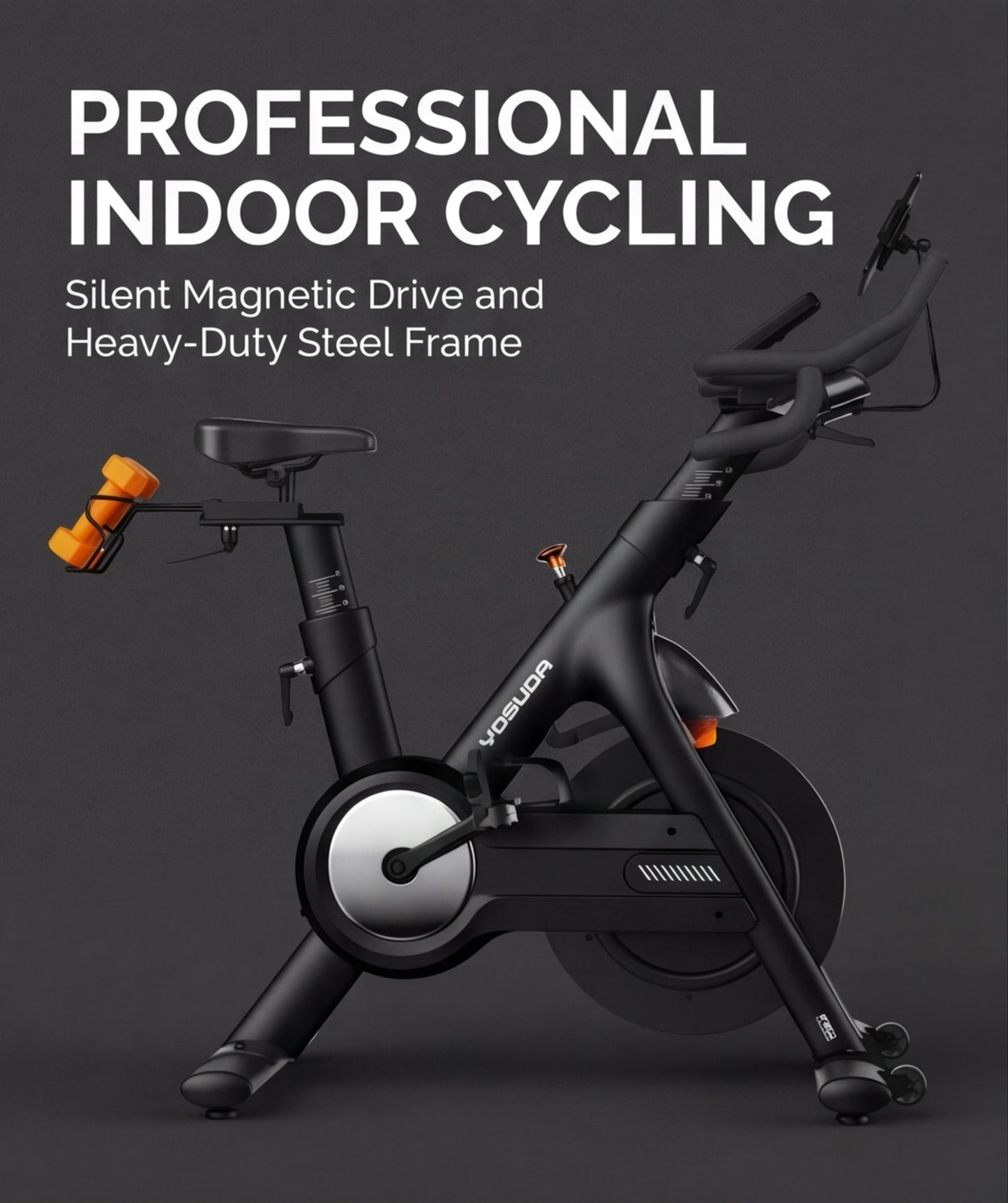 YOSUDA Magnetic Exercise Bike,Stationary Bikes for Home with Exclusive App