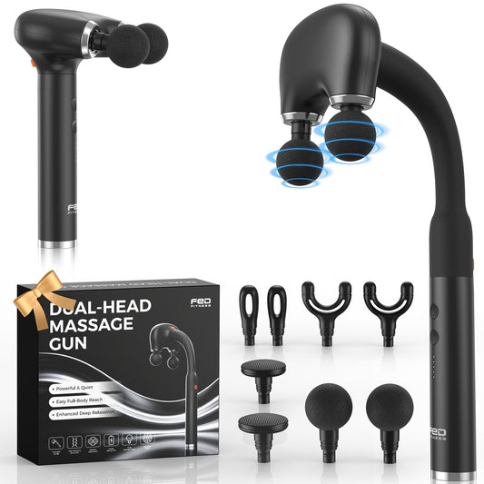 FED FITNESS Massage Gun, Deep Tissue Back Massage for Athletes for Pain Relief