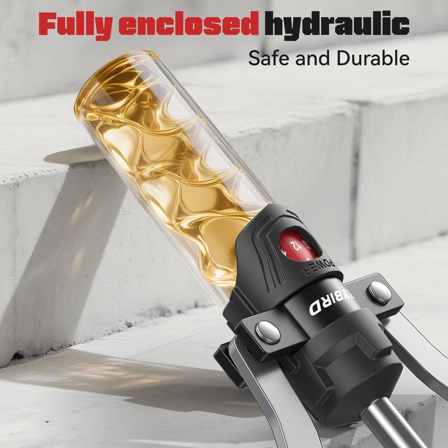 FLYBIRD 2-in-1 Twister Arm Trainer with Ab Roller Wheel, Adjustable 22-440lbs Hydraulic Power Chest