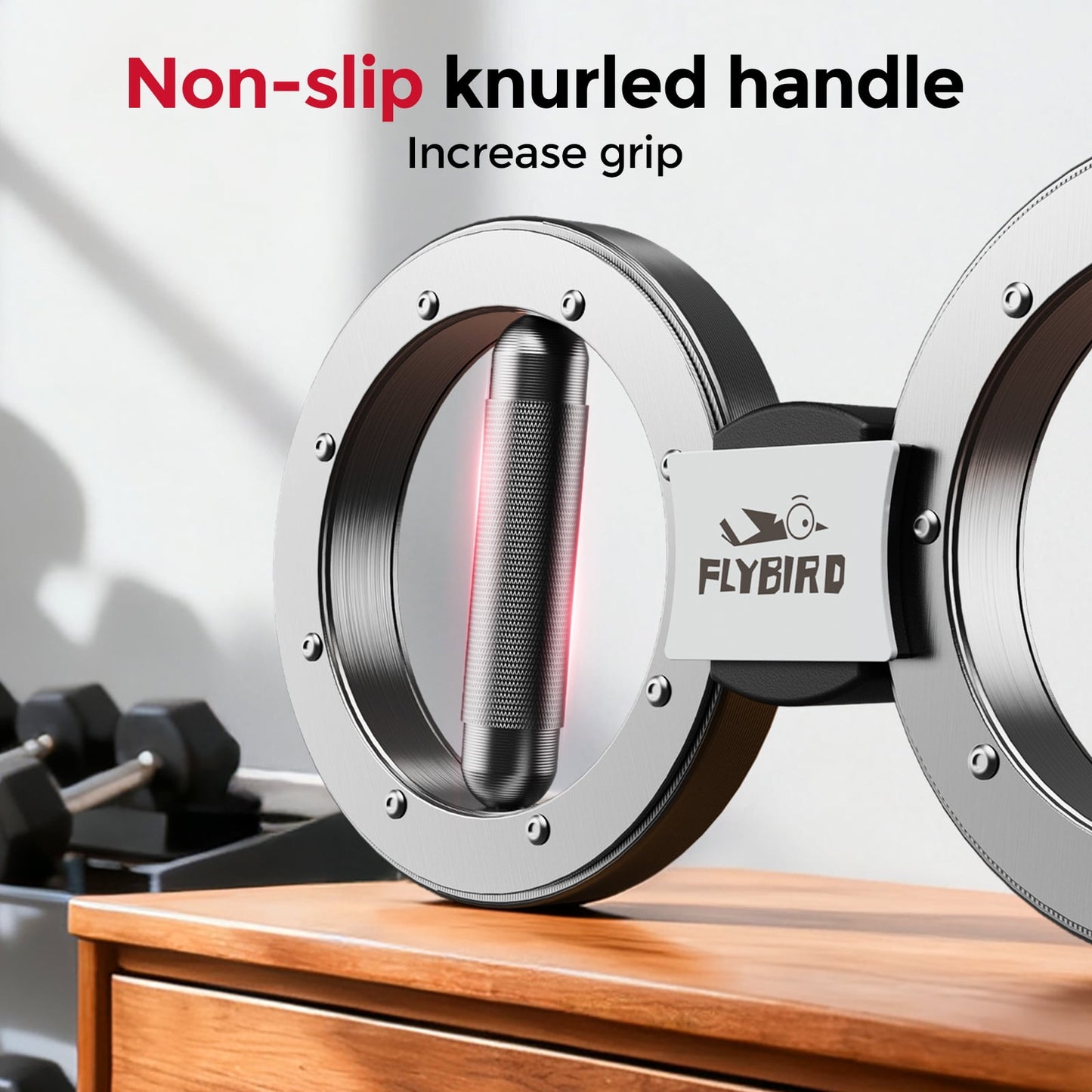 FLYBIRD Burn Machine Arm Exercise Equipment with 12LB Adjustable Resistance