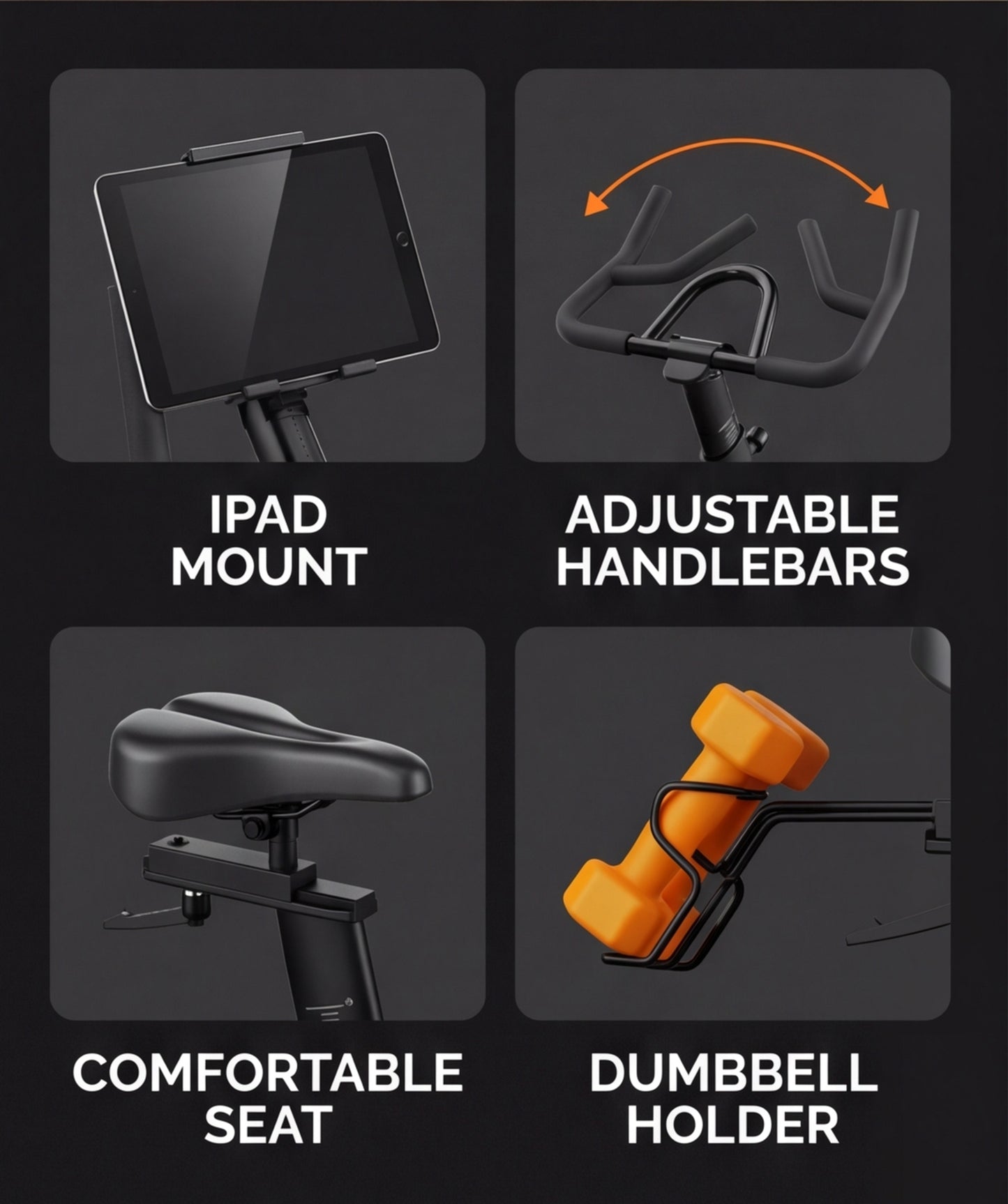 YOSUDA Magnetic Exercise Bike,Stationary Bikes for Home with Exclusive App