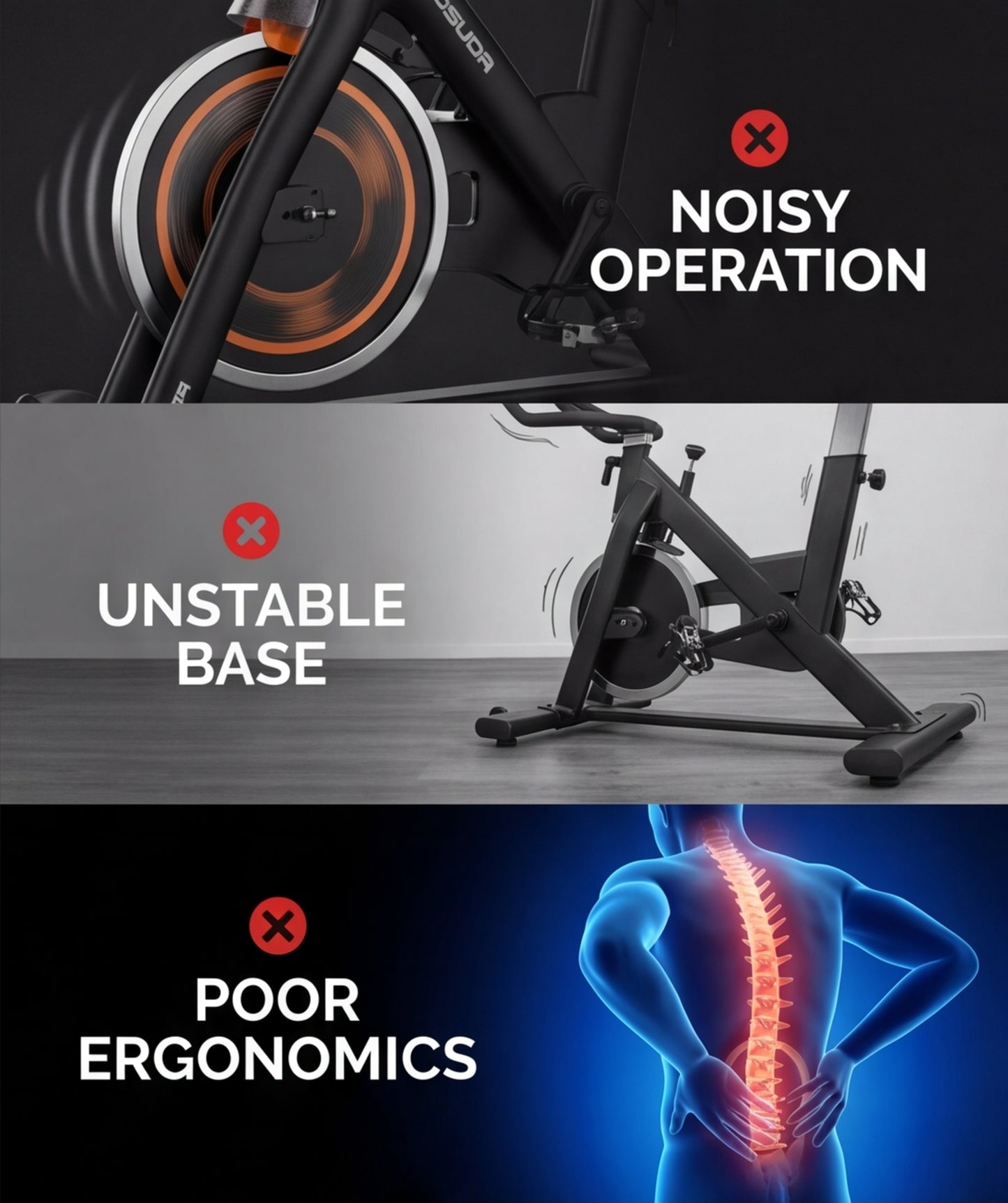 YOSUDA Magnetic Exercise Bike,Stationary Bikes for Home with Exclusive App