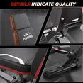 FLYBIRD Adjustable Weight Bench Fits up to 6'5'', 750LBS Capacity for Full Body Workout, 27LBS Sturdy Foldable Bench Press for Home Gym, 5X Stable Lifting Bench Incline Decline Flat Dumbbell Exercise