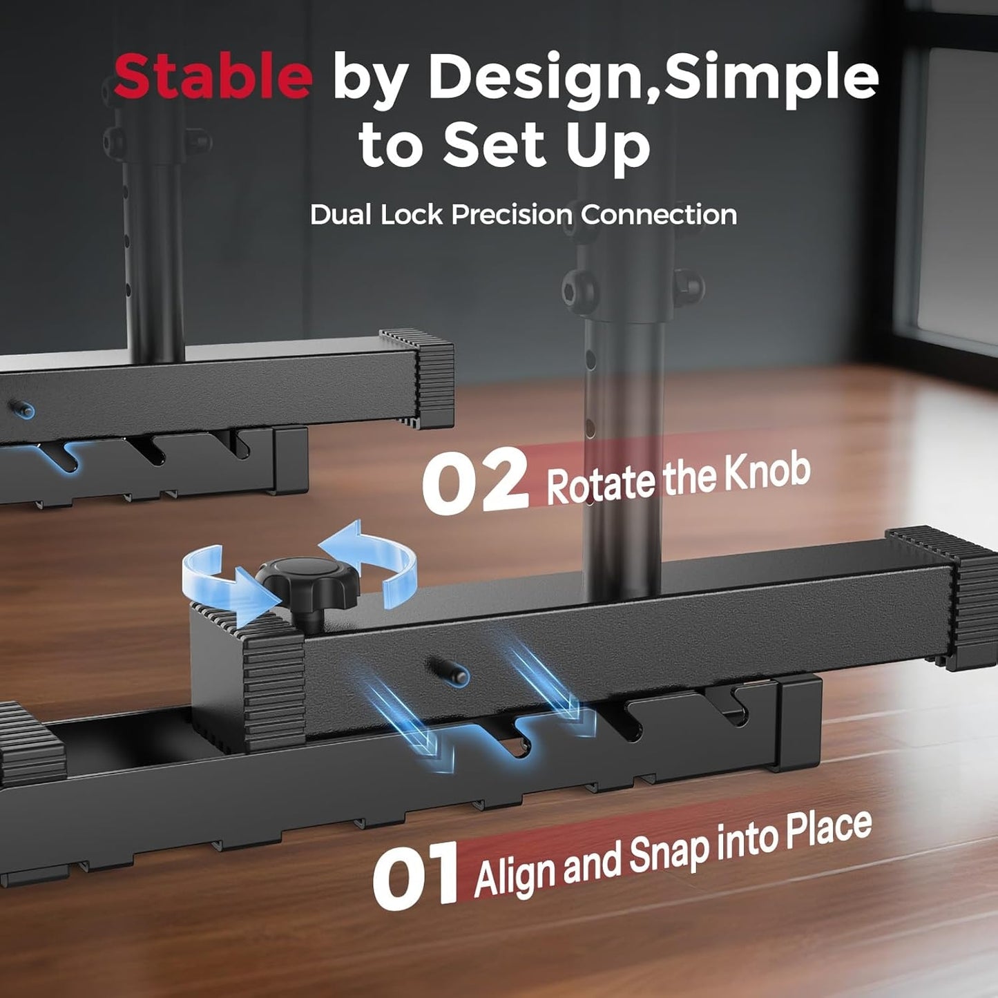 Sportsroyals Adjustable Dip Bar Station,Heavy Duty Parallette & Parallel Bars,400LBS Stable Dip Stands for Home Gym,Calisthenics & Workout Equipment
