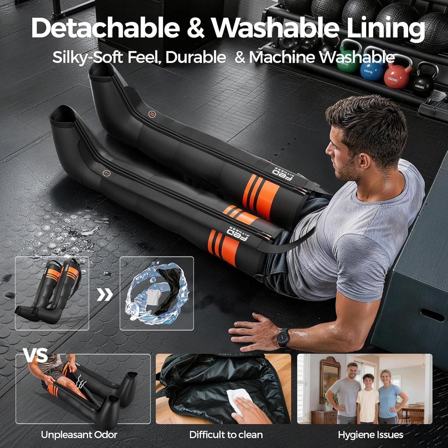 FED FITNESS Leg and Foot Air Campression Pressure Device