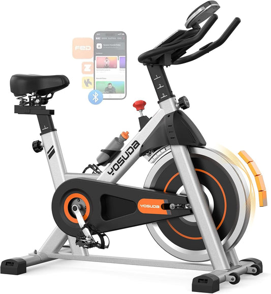 YOSUDA Magnetic Exercise Bike, Stationary Bike for Home with Exclusive App