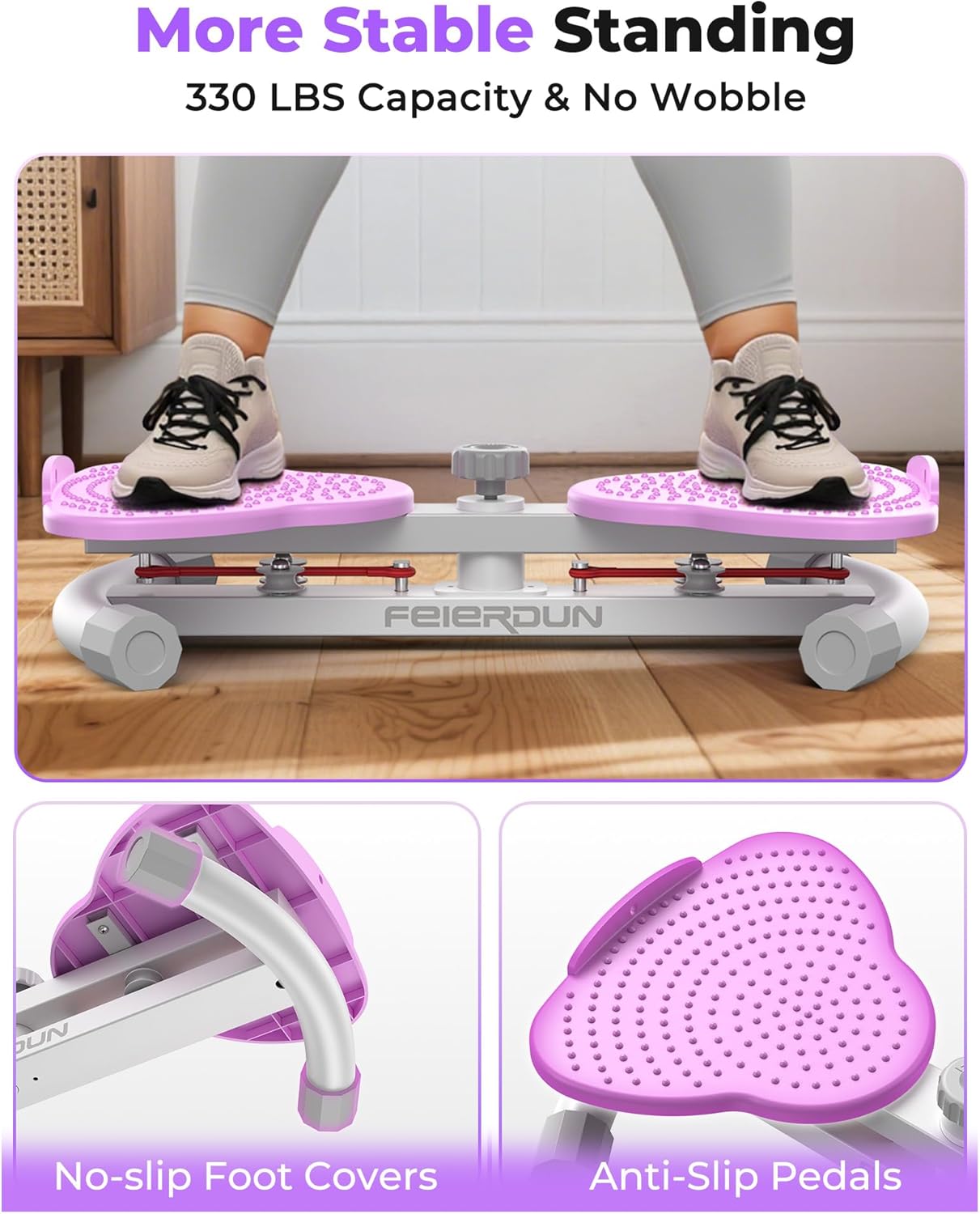 FEIERDUN Waist Twister Machine, Ab Twister Board for Core Strength