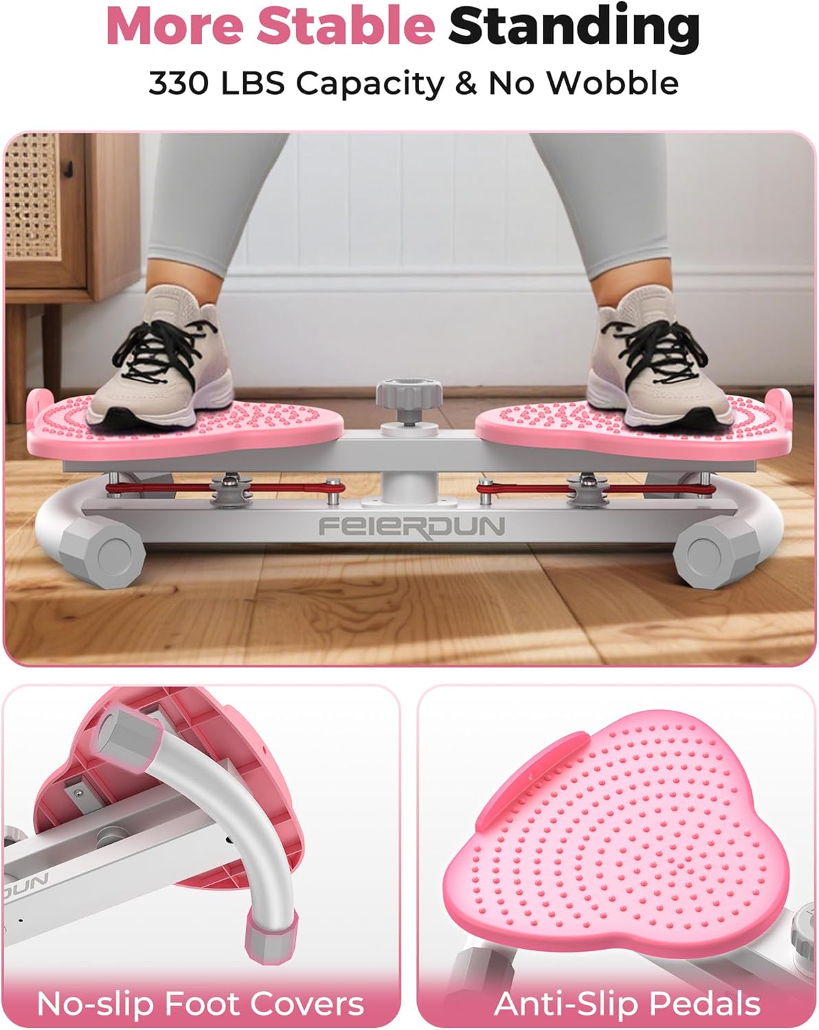 FEIERDUN Waist Twister Machine, Ab Twister Board for Core Strength