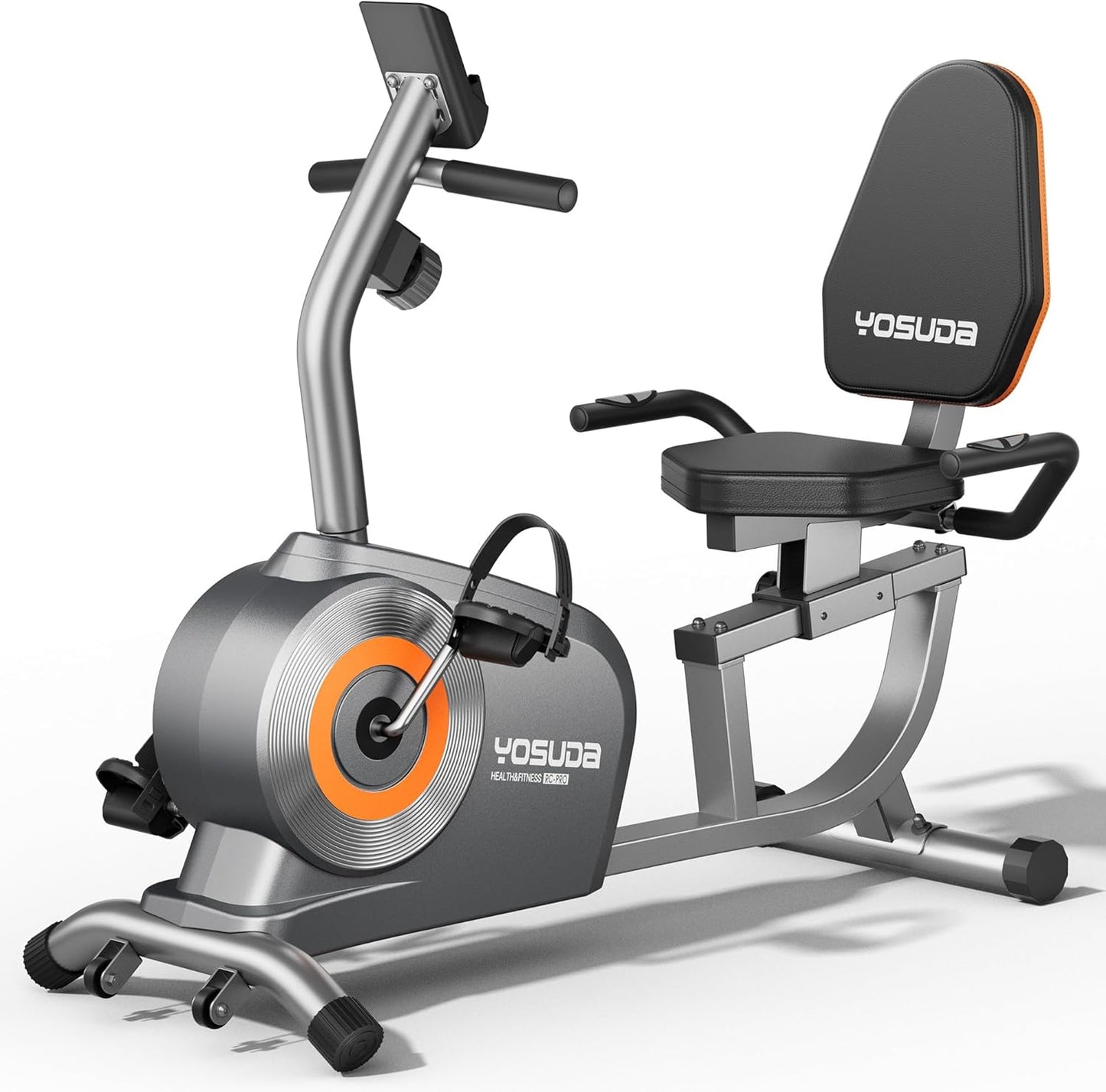 YOSUDA Recumbent Exercise Bike for Adults Seniors with Quick Adjust Seat, 350LB Capacity & 16-level Resistance