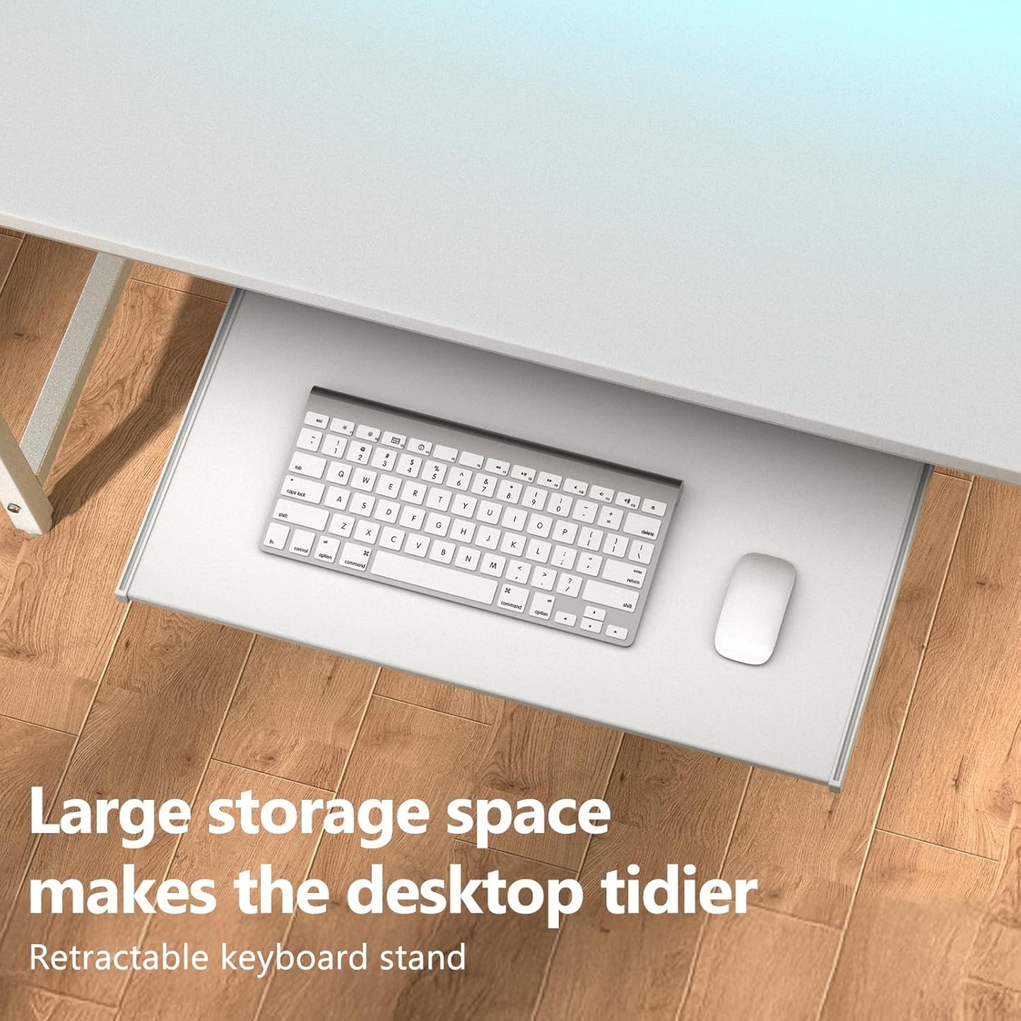 2 Person Desk with Power Outlet & LED Lights, Extra Long 94.5 Inch Double Person Computer Desk with Storage Shelves,Keyboard Tray and Monitor Stand for Home Office, T Shaped Gaming Desk