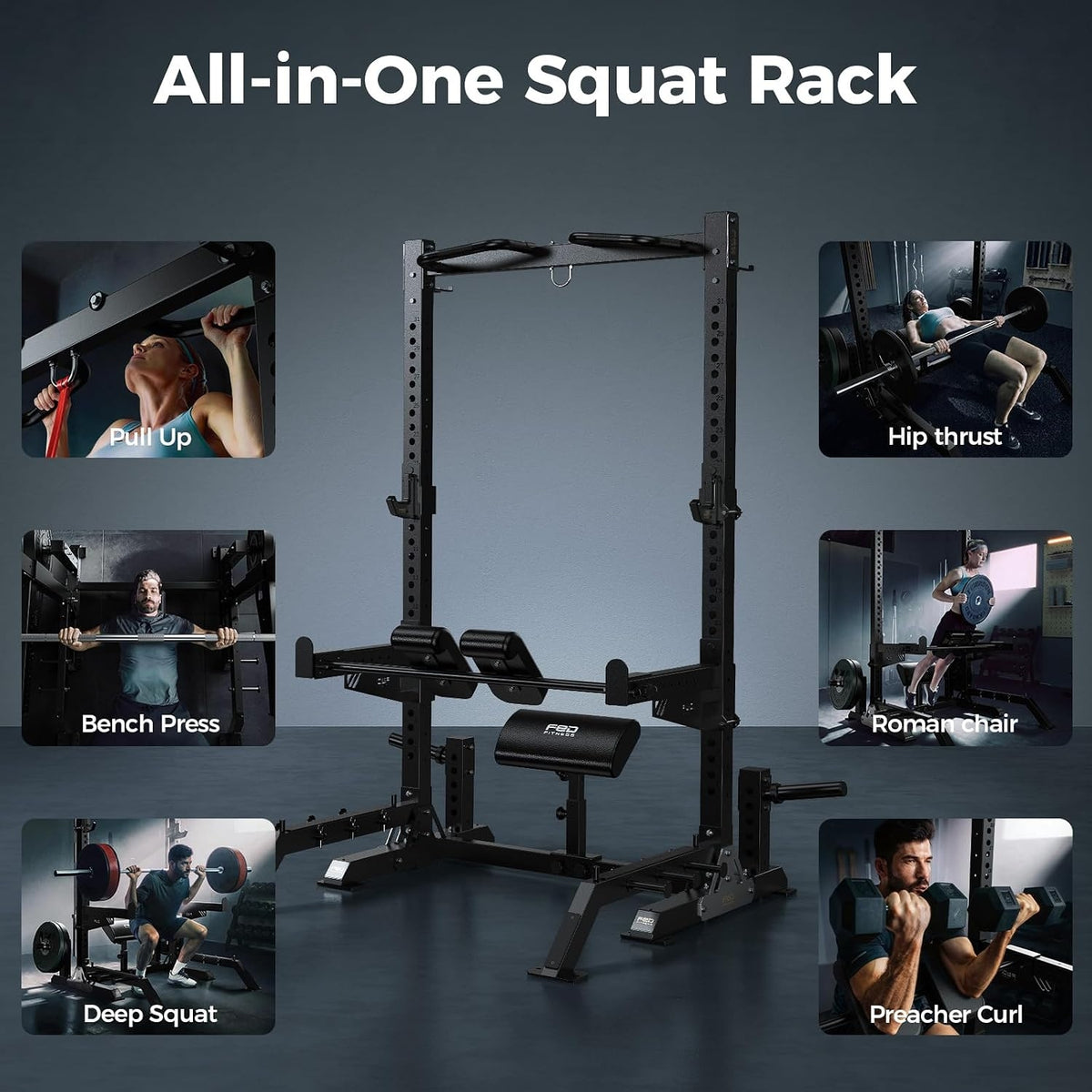 FED Fitness SR2 All-in-One Squat Rack