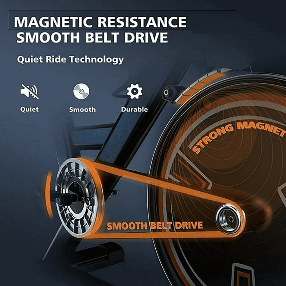 YOSUDA Pro Magnetic Indoor Cycling Bike Stationary Exercise Bike