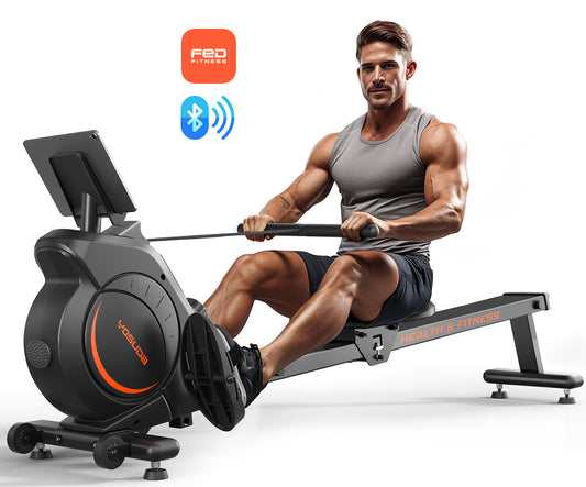 YOSUDA Magnetic Rowing Machine for Home Workout, 350 lb capacity