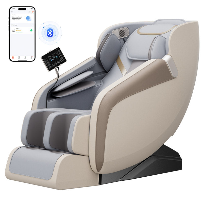 KOLIGEY 3D Full Body Massage Chair With Air Bags, Foot Massage, Heat Therapy, Shiatsu Recliner