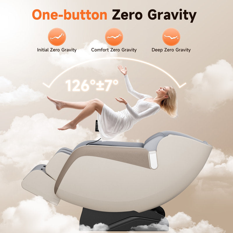 KOLIGEY 3D Full Body Massage Chair With Air Bags, Foot Massage, Heat Therapy, Shiatsu Recliner