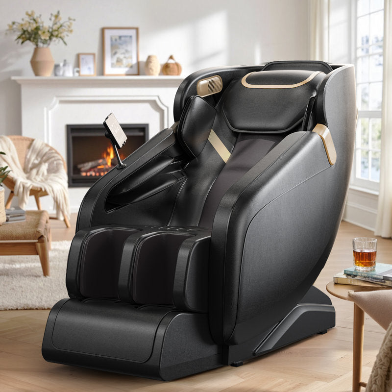 KOLIGEY 3D Full Body Massage Chair With Air Bags, Foot Massage, Heat Therapy, LCD Screen&Voice Control