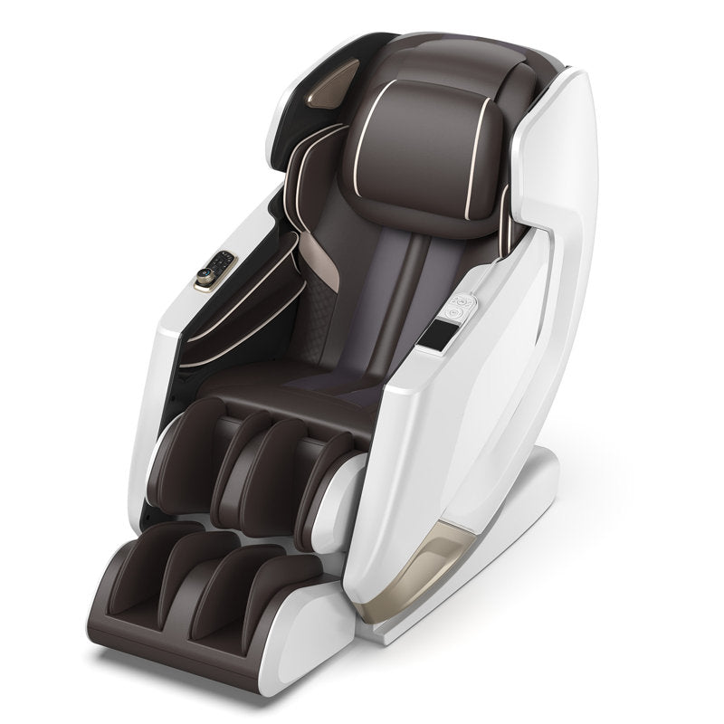 Full Body 4D Massage Chair With Automatic Extended Footrest, SL-Track Zero Gravity Recliner, Full Air Bags, Heat Therapy, Yoga Stretch