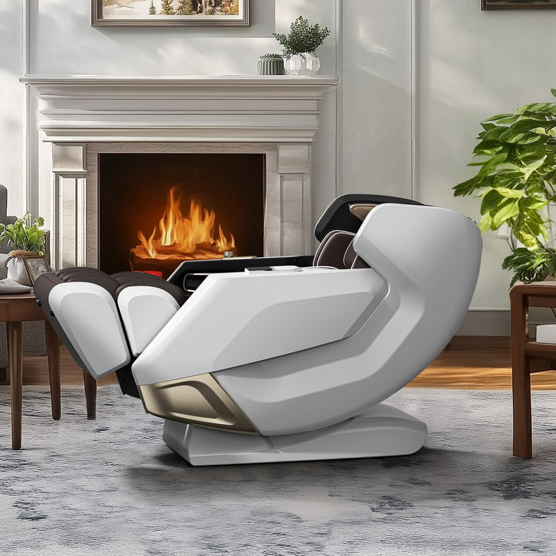 Full Body 4D Massage Chair With Automatic Extended Footrest, SL-Track Zero Gravity Recliner, Full Air Bags, Heat Therapy, Yoga Stretch