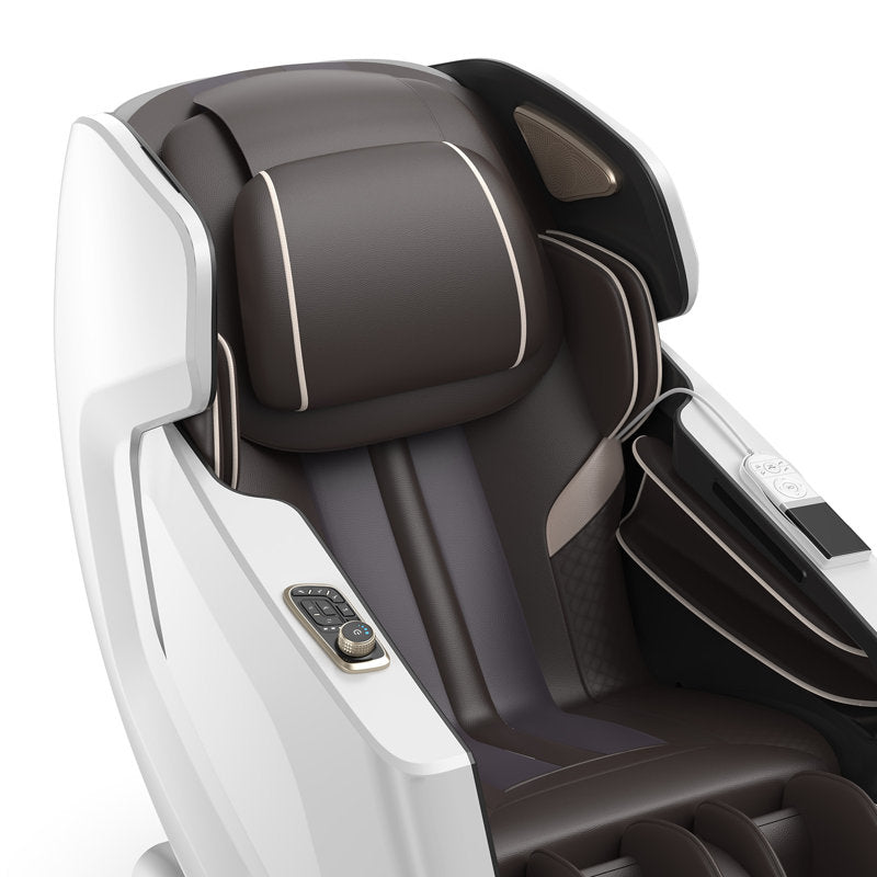 Full Body 4D Massage Chair With Automatic Extended Footrest, SL-Track Zero Gravity Recliner, Full Air Bags, Heat Therapy, Yoga Stretch