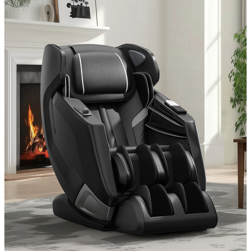 Full Body 4D Massage Chair With Automatic Extended Footrest, SL-Tracity Recliner, Full Air Bags, Heat Therapy