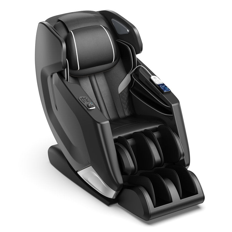 Full Body 4D Massage Chair With Automatic Extended Footrest, SL-Tracity Recliner, Full Air Bags, Heat Therapy
