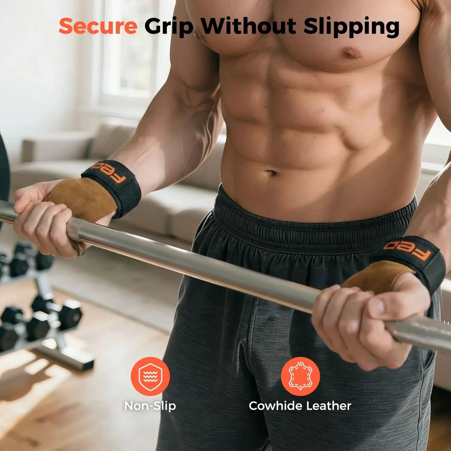 FED Fitness WS1 Weight Lifting Straps