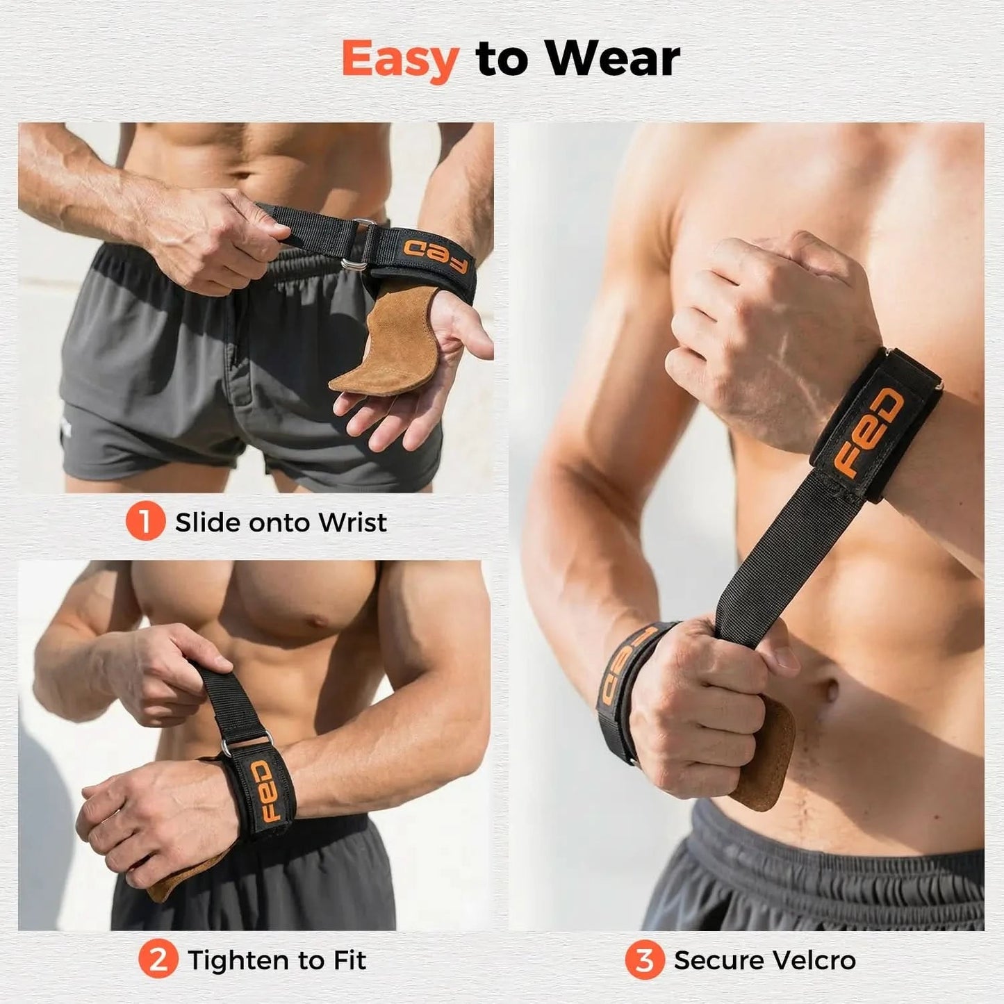 FED Fitness WS1 Weight Lifting Straps