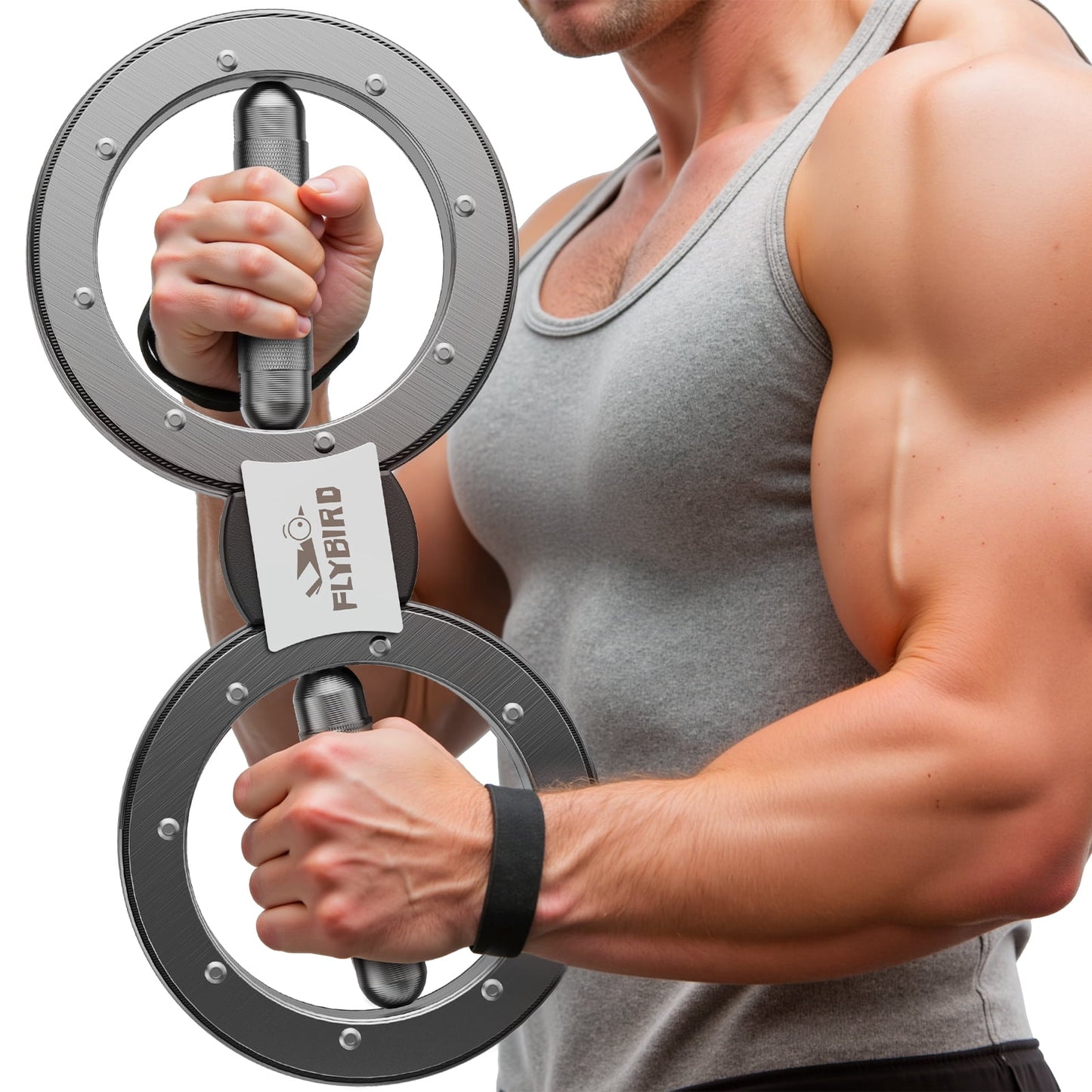 FLYBIRD Burn Machine Arm Exercise Equipment with 12LB Adjustable Resistance