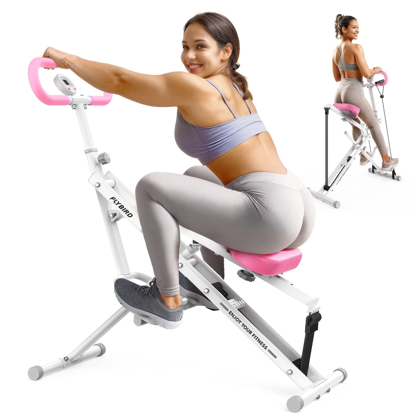 FLYBIRD Foldable Squat Machine for Home Workout