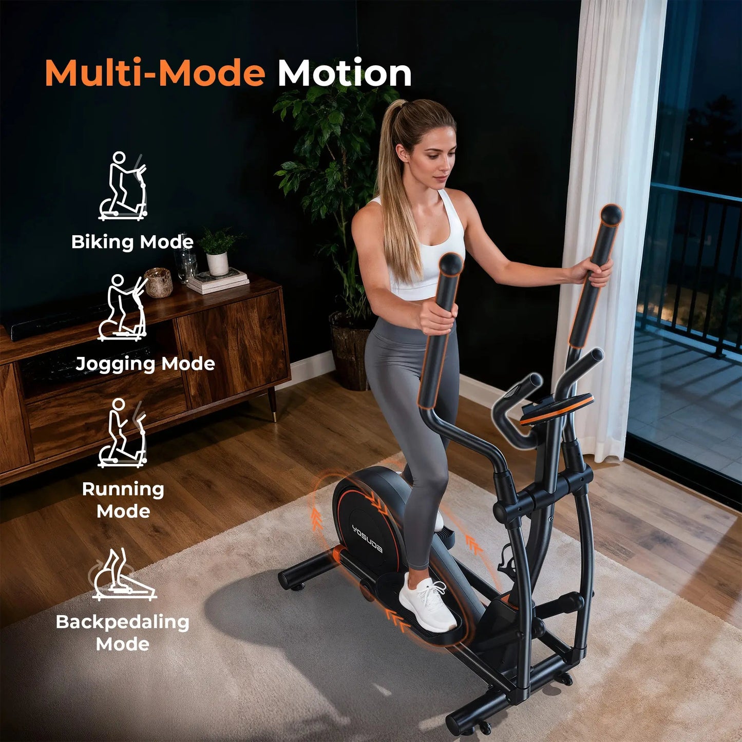 Yosuda Glide Elliptical Machine-PRO
