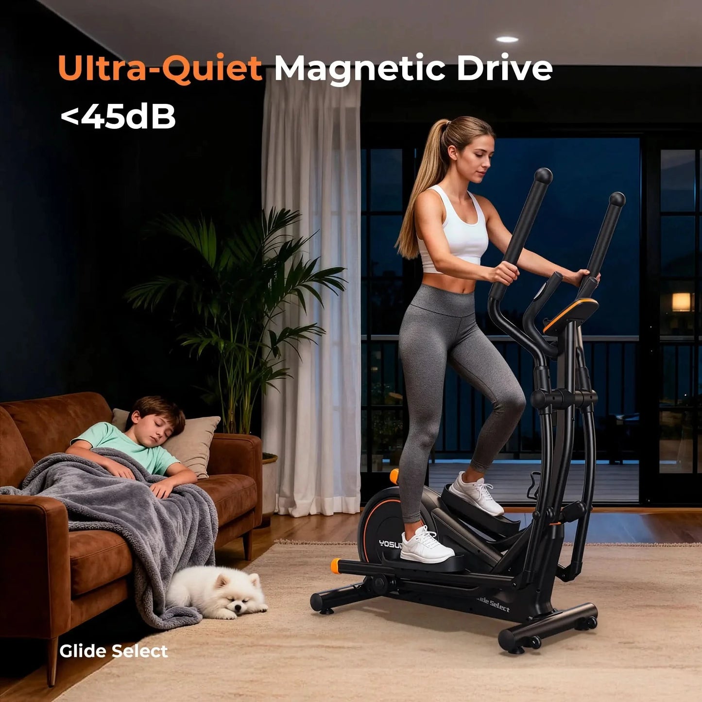 Yosuda Glide Elliptical Machine-PRO