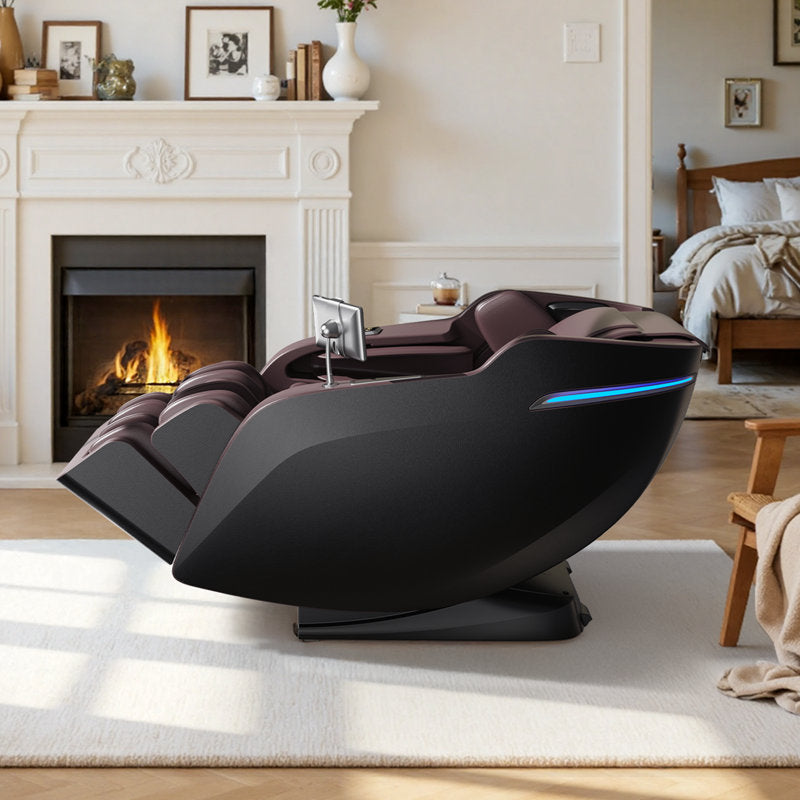 Full Body Massage Chair with Air Bags, Zero Gravity, Heat Therapy, Foot Roller, Shiatsu Recliner