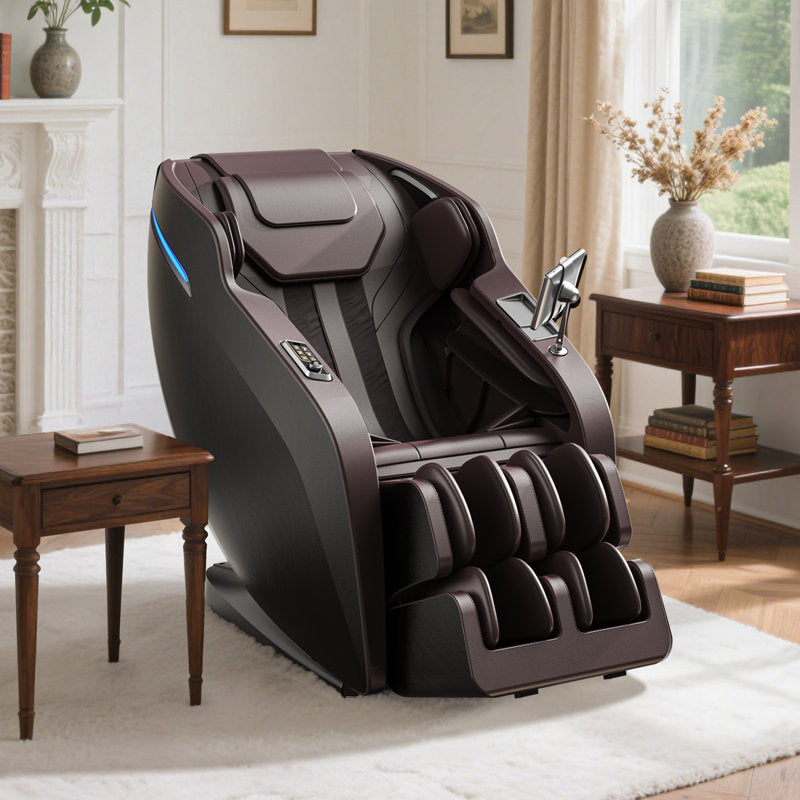 Full Body Massage Chair with Air Bags, Zero Gravity, Heat Therapy, Foot Roller, Shiatsu Recliner