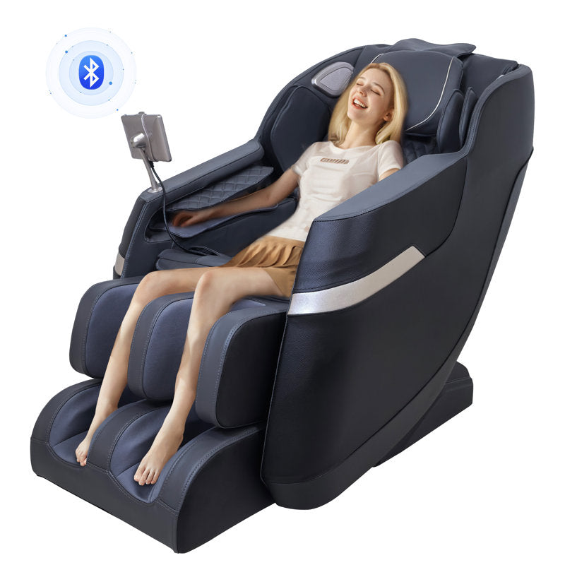 KOLIGEY Full Body Massage Chair with Air Bags, Zero Gravity, Heat Therapy, Foot Roller, Bluetooth Control