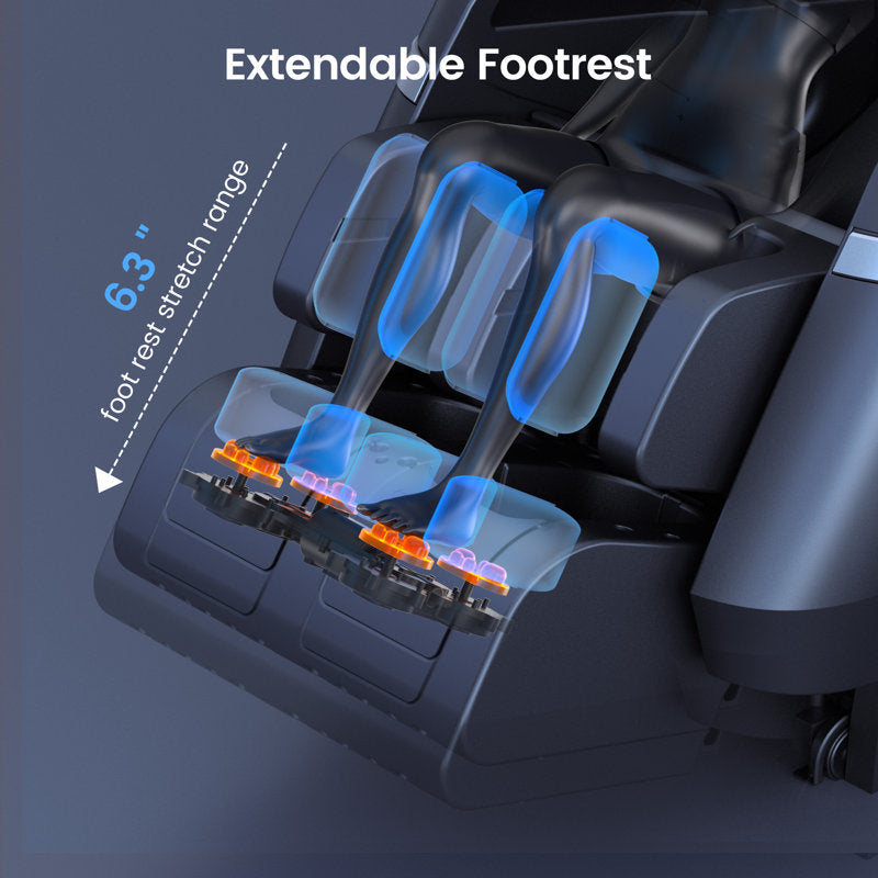 KOLIGEY Full Body Massage Chair with Air Bags, Zero Gravity, Heat Therapy, Foot Roller, Bluetooth Control