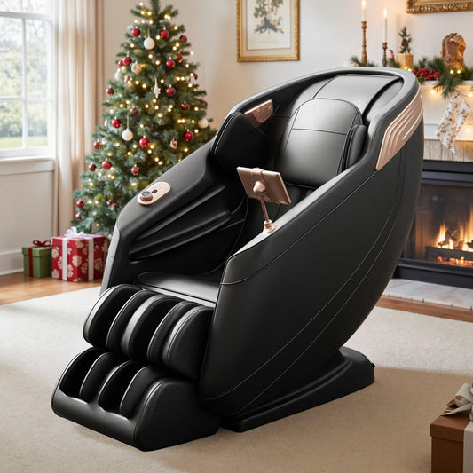 Full Body 4D Massage Chair With SL-Track Roller And 28 Air Bags, 3 Zero Gravity Modes, Heat Therapy, Retractable Footrest With Foot Roller