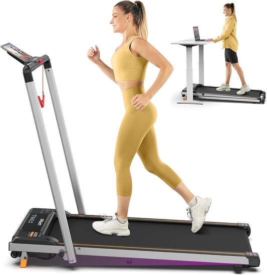 Portable Walking/Jogging Pad for Home and Office, Weighs only 43 Pounds, 265LBS Capacity, 7.6 MPH Speed,