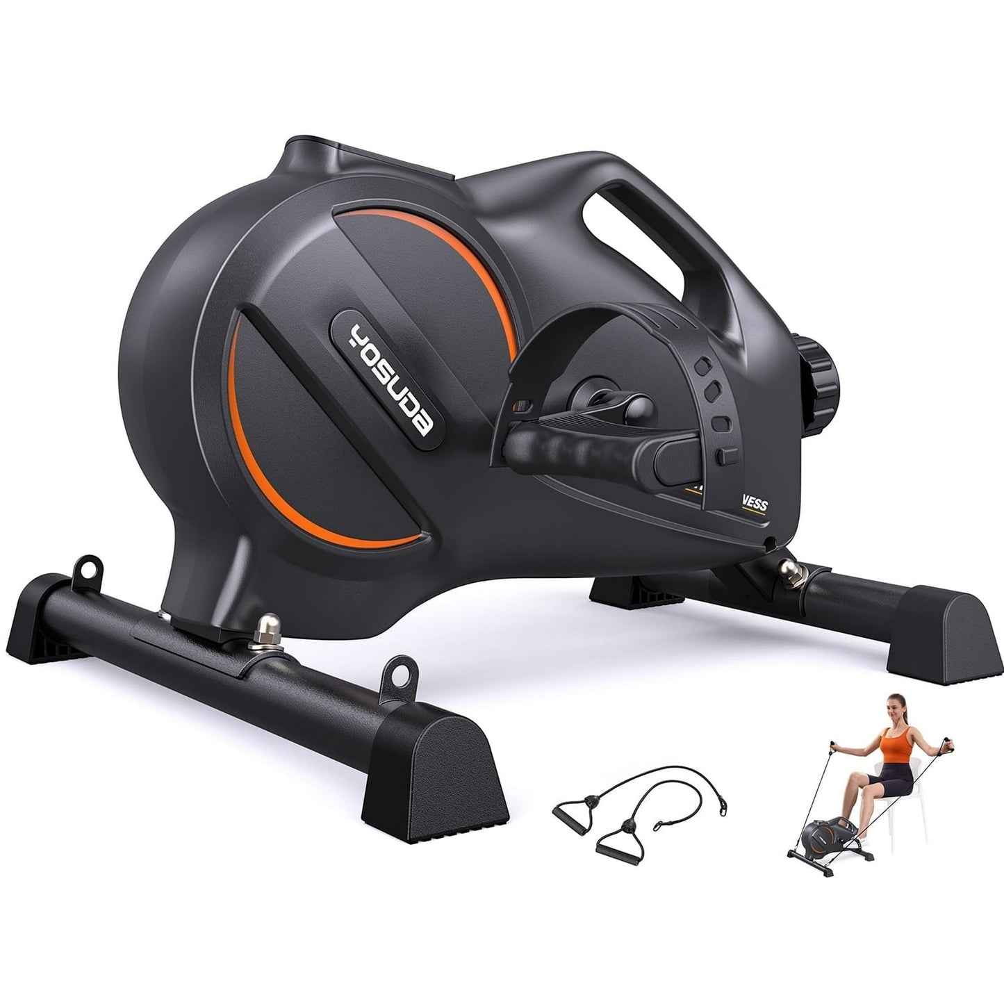 YOSUDA Under Desk Bike Pedal Exerciser - Magnetic Mini Exercise Bike
