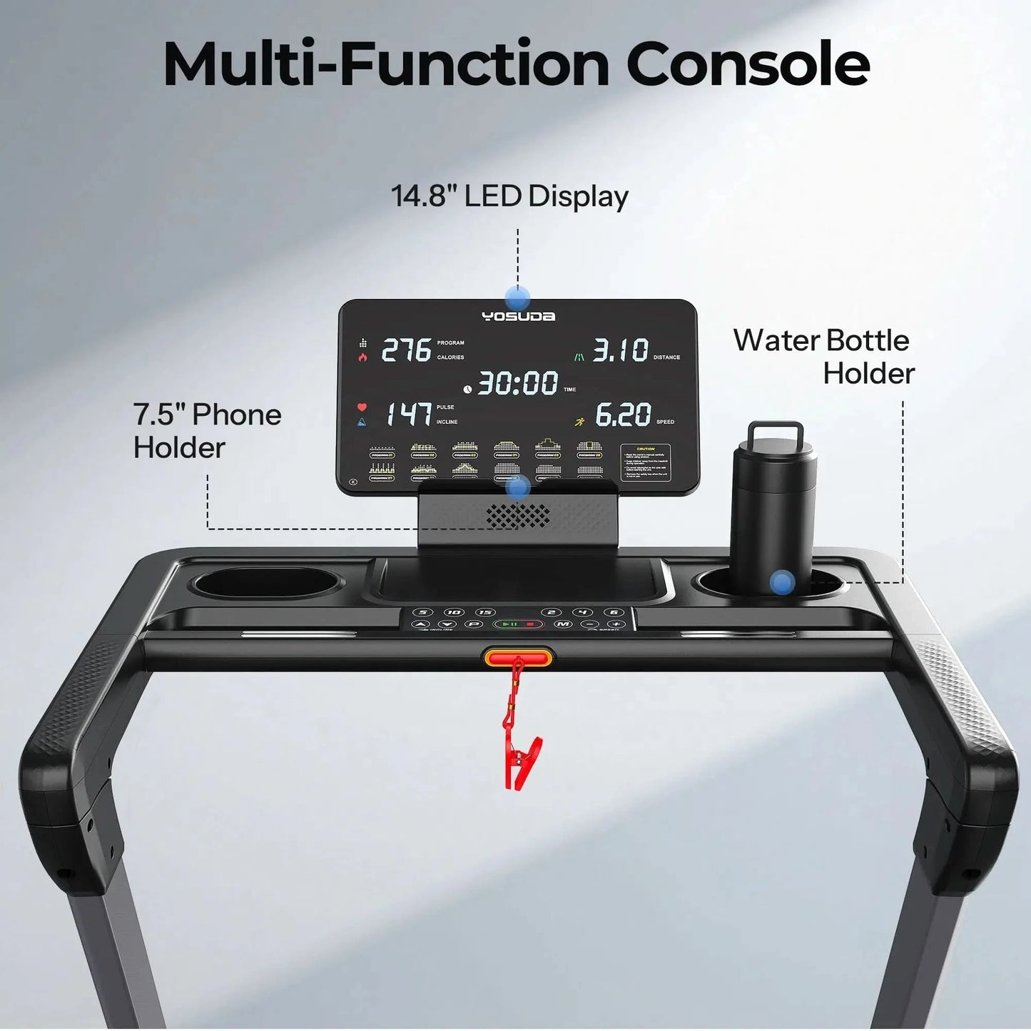 Yosuda TM2 Foldable Treadmill With Quite Brushless Motor