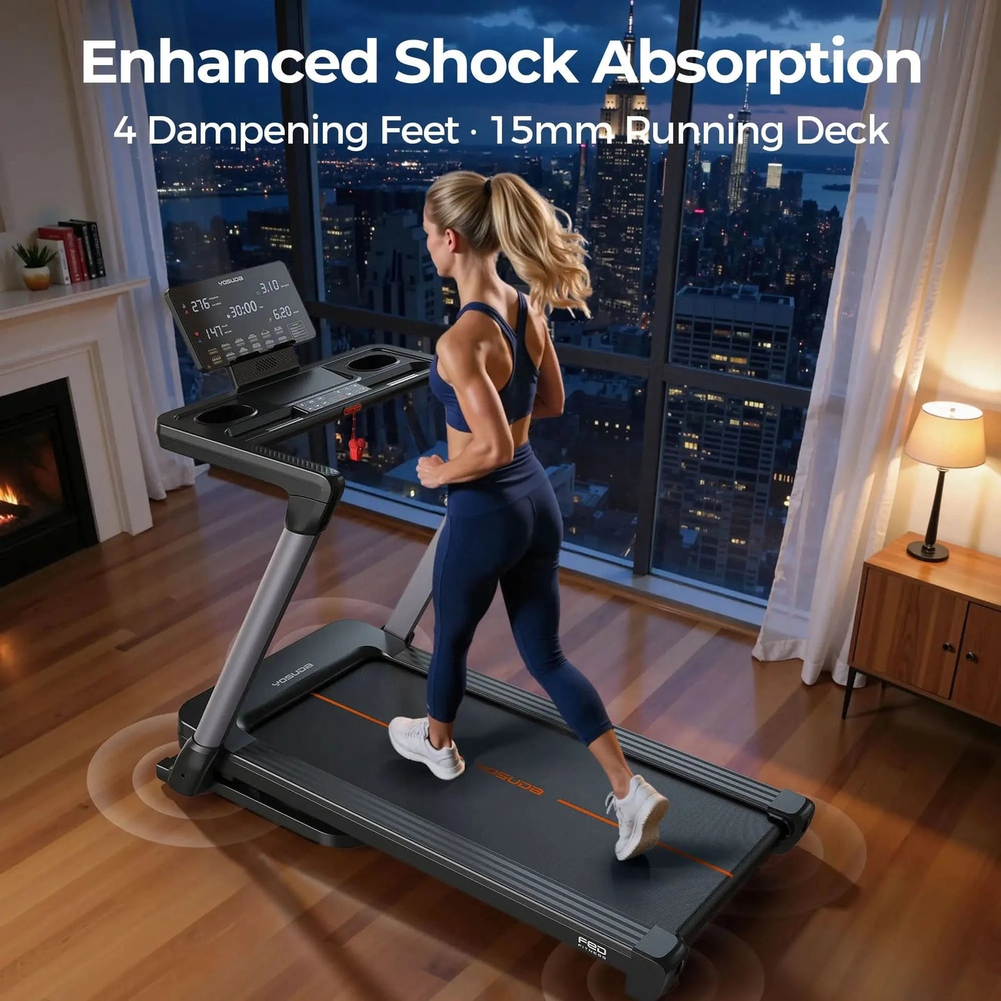 Yosuda TM2 Foldable Treadmill With Quite Brushless Motor