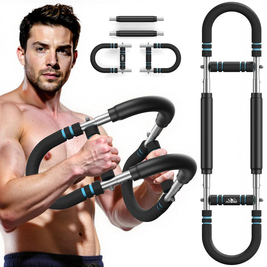 FLYBIRD Twister Arm Trainer, Adjustable Twister Arm Chest Exerciser with 2 Spring for Men & Women, Detachable Power Twister