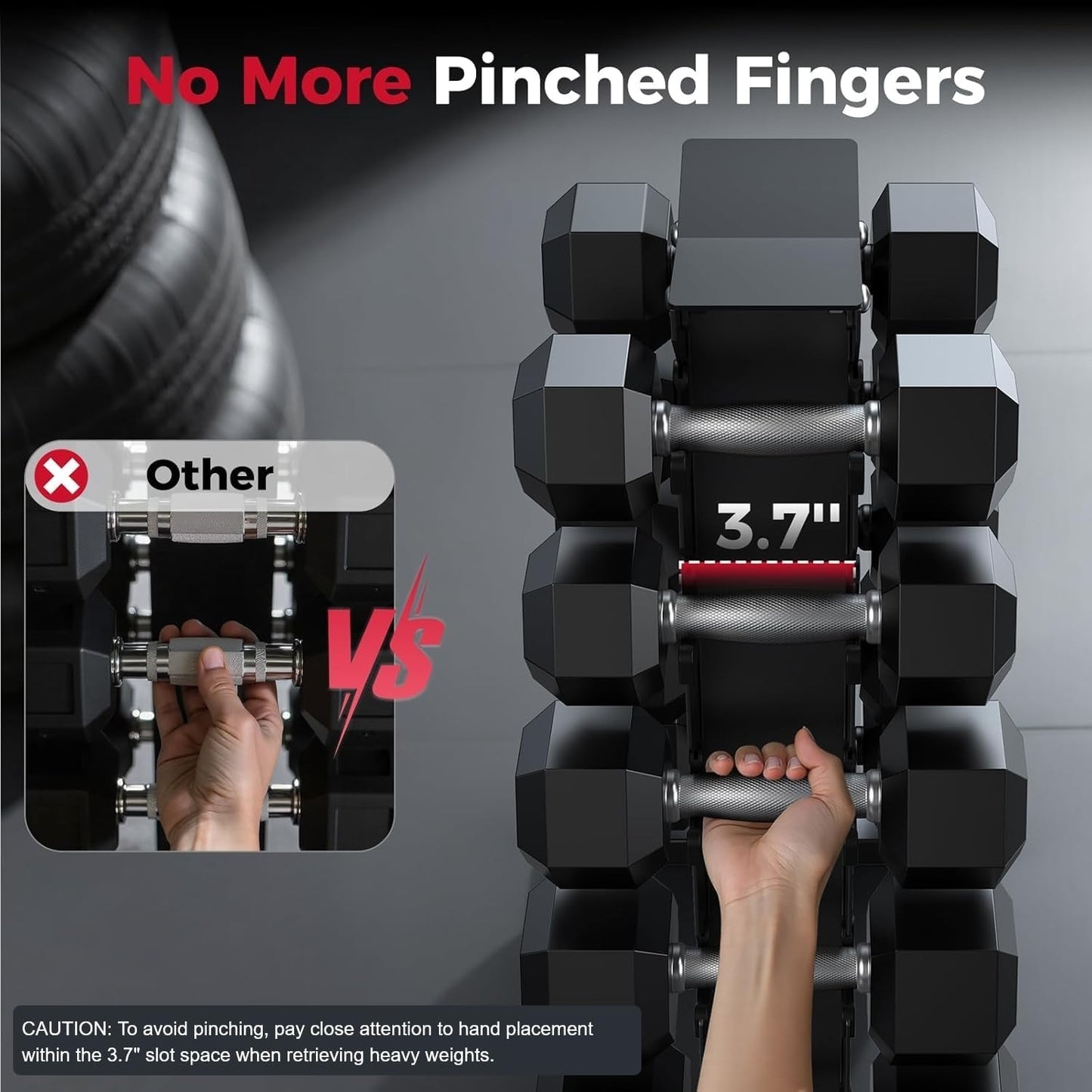 Dumbbell Rack Stand Only, Weight Rack for Dumbbells Compact A-Frame Home Gym Space Saver, 800 LBS Weight Capacity