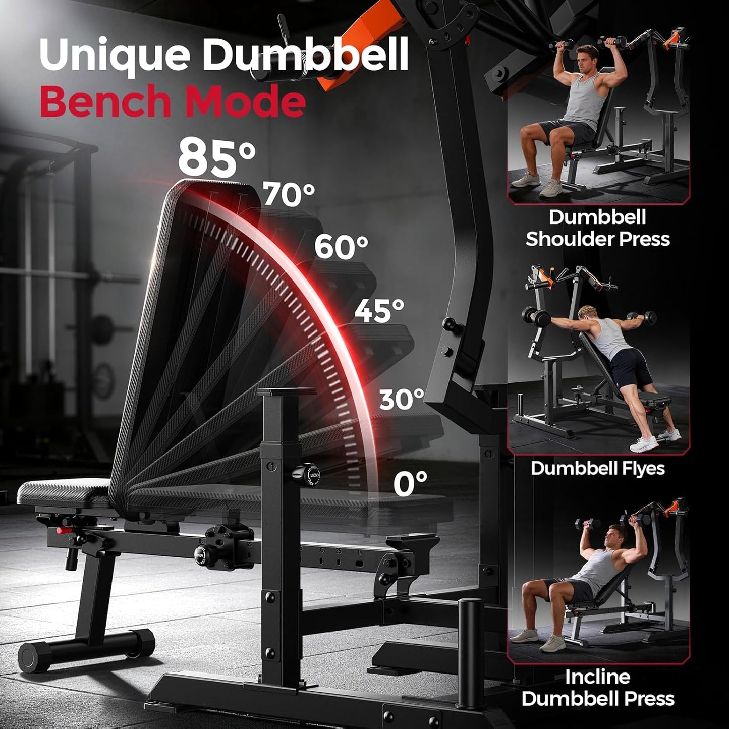 FED FITNESS Strength Studio Chest Press Machine – Converging Arms,4-Position Adjustable Lever Arms,Home Gym Strength Training Equipment