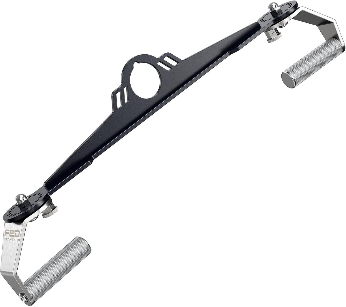 fed fitness 360° LAT Pull Down Bar, Cable Attachments for Gym | 360° rotation, 16 lockable angles, 1000 lb capacity, cable pulldowns, rows and T-bar training